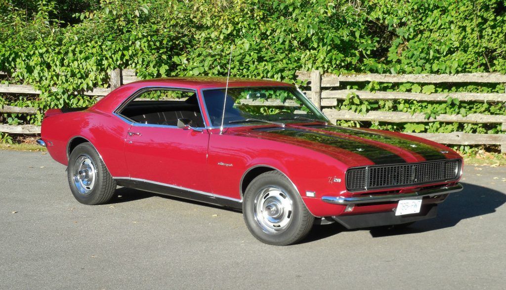 1968 Chevrolet Camaro Z28 R/S Deluxe interior