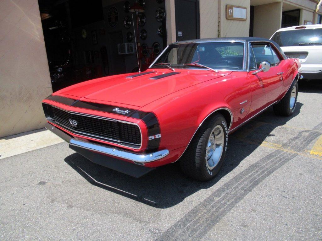 restored 1967 Chevrolet Camaro SS/RS coupe