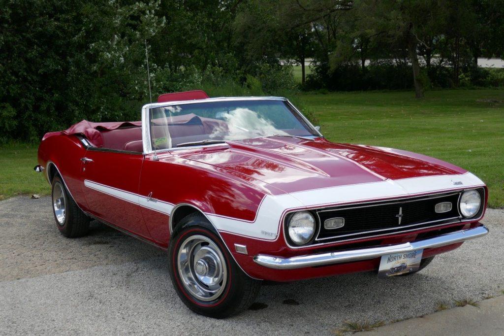 restored 1968 Chevrolet Camaro Convertible