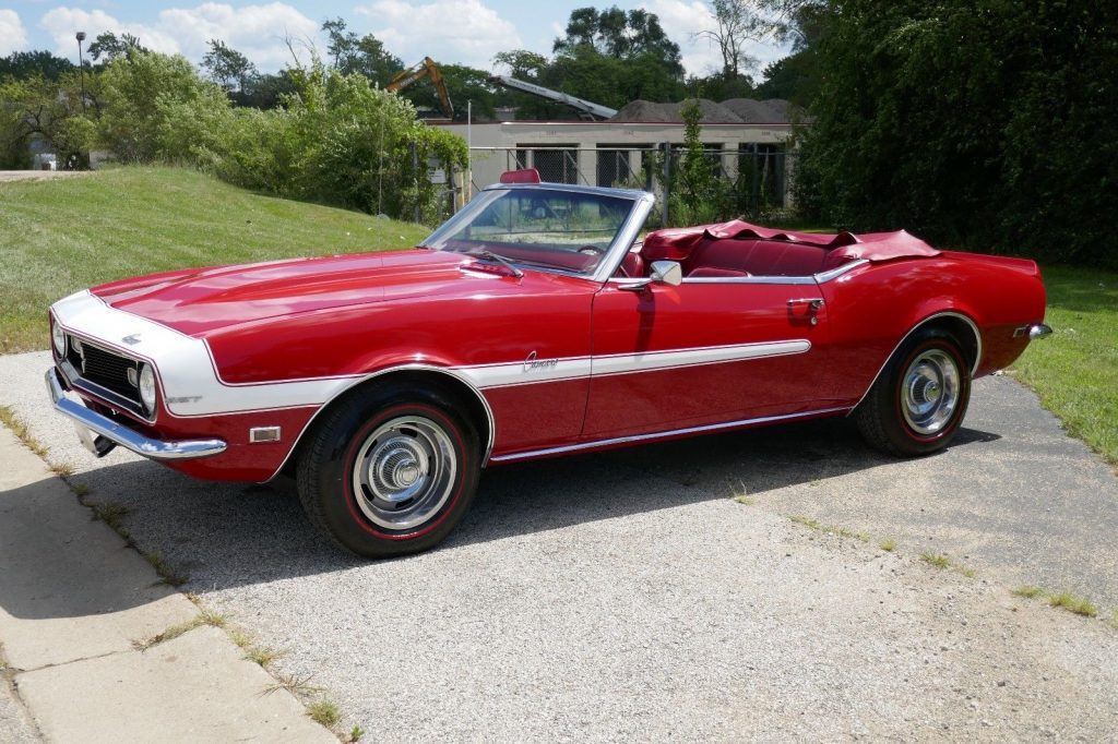 restored 1968 Chevrolet Camaro Convertible