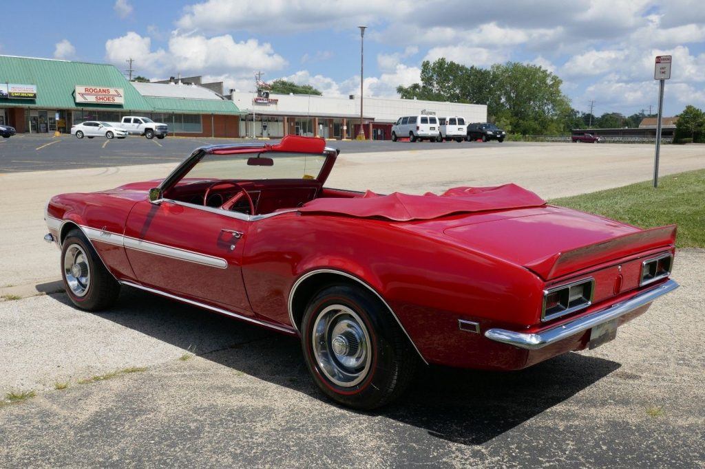 restored 1968 Chevrolet Camaro Convertible