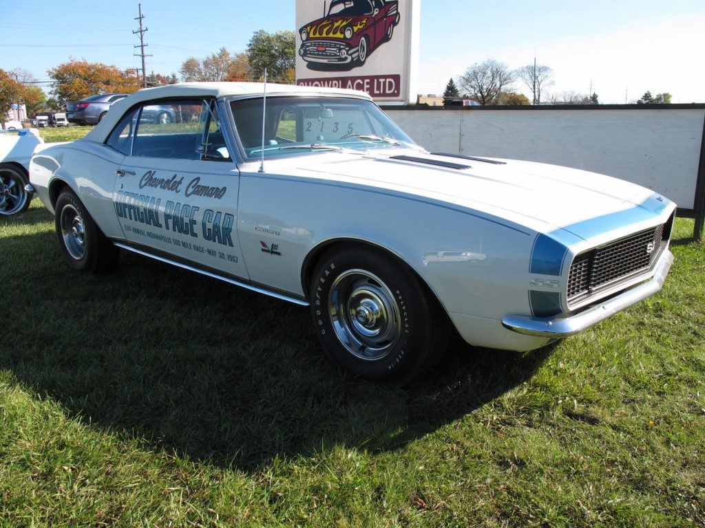 rare 1967 Chevrolet Camaro Pace Car