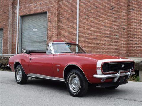 nicely detailed 1967 Chevrolet Camaro SS/RS Convertible for sale