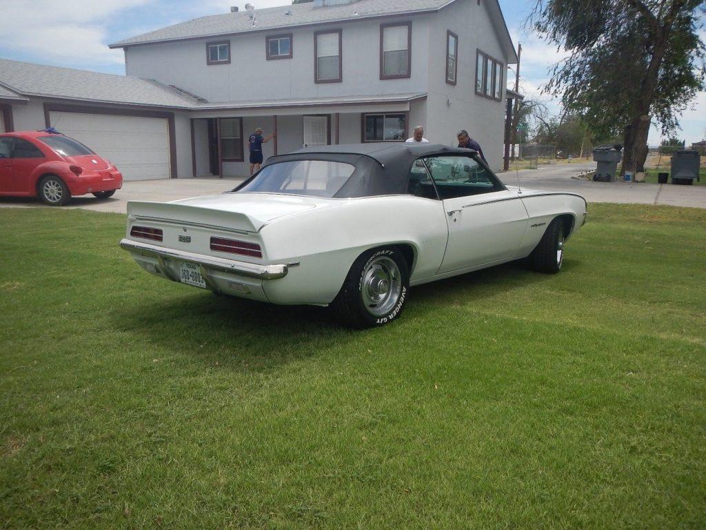 barn find 1969 Chevrolet Camaro Rally Sport convertible