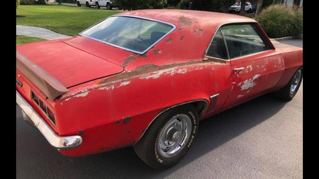 needs body work 1969 Chevrolet Camaro