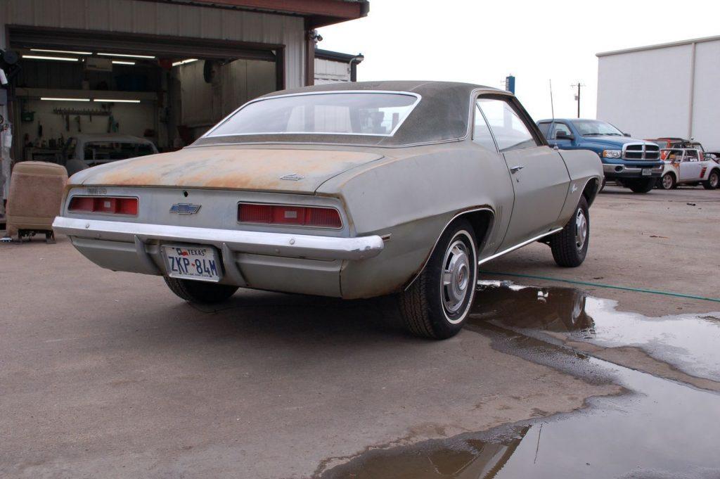 rust free garage find 1969 Chevrolet Camaro