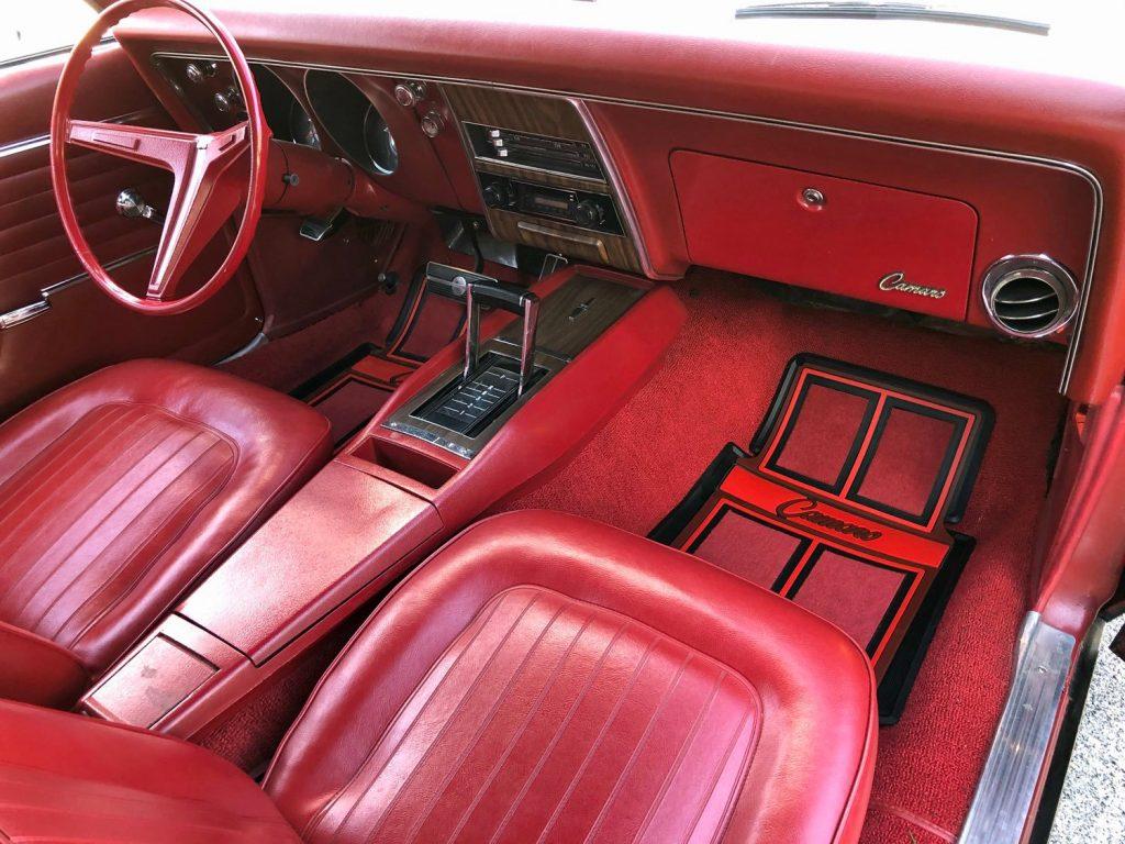 restored 1968 Chevrolet Camaro SS 396 RS Convertible