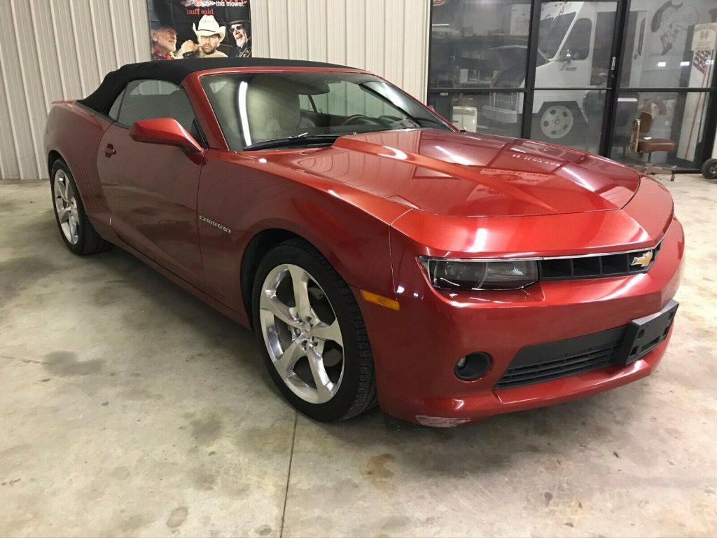 Low Miles 2015 Chevrolet Camaro Rs Lt2 Convertible For Sale