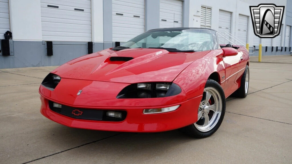 Red 1995 Chevrolet Camaro Convertible 5.7 Liter LT1 V8 6 Speed Manual